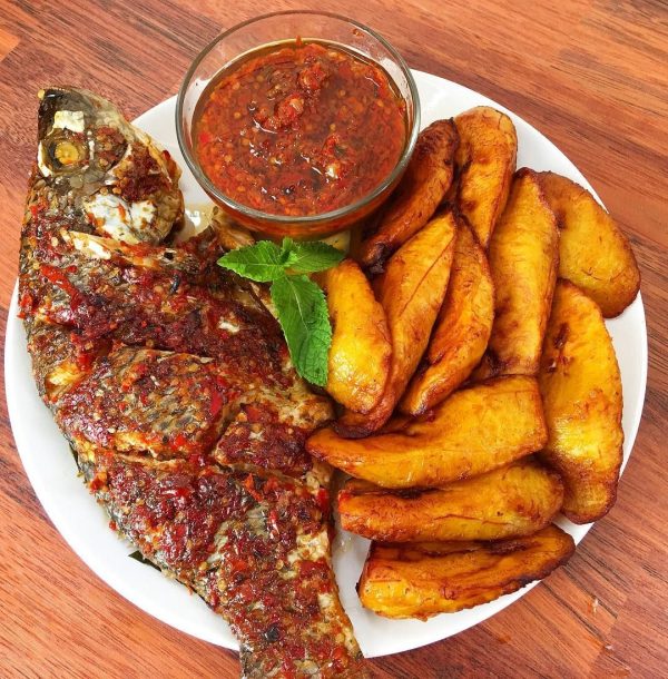 Fried Fish and Plantain